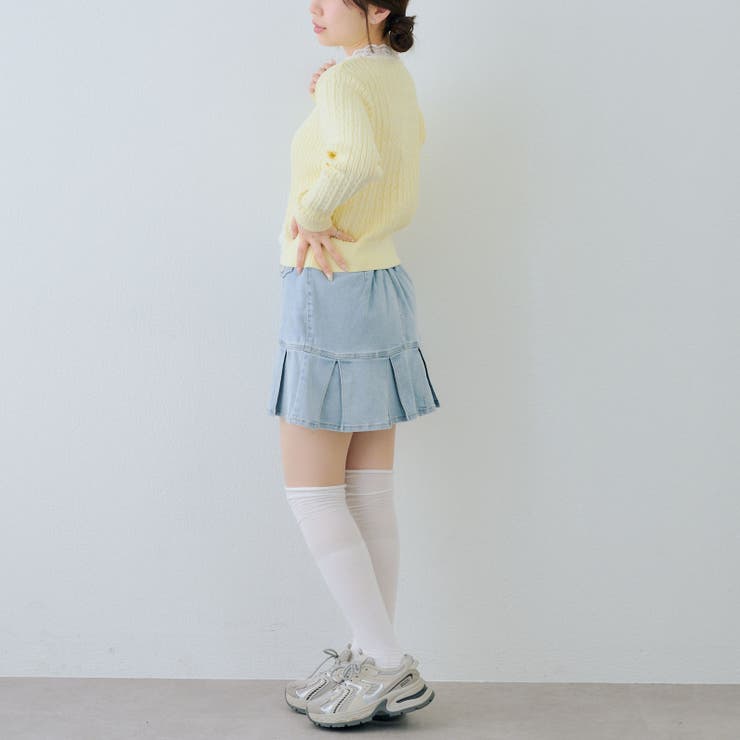 ケーブルレース付カーディガン | RMAF　NICE CLAUP / OLIVE des OLIVE | 詳細画像8 