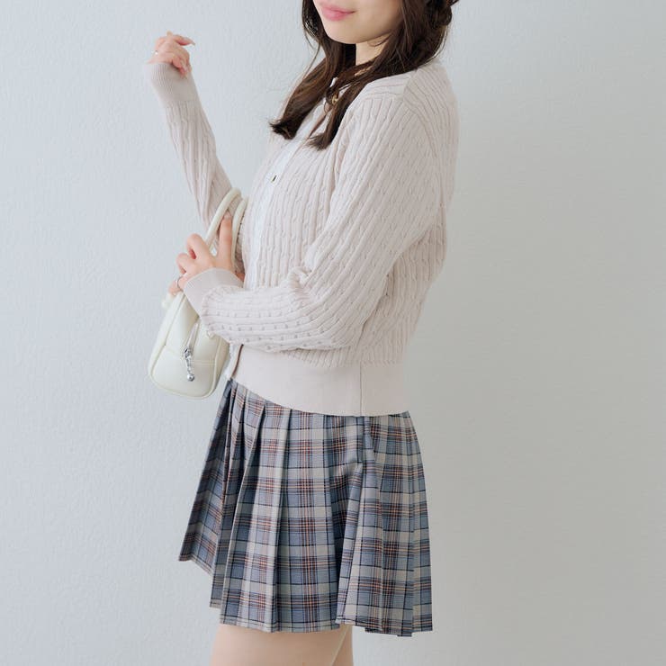 ケーブルレース付カーディガン | RMAF　NICE CLAUP / OLIVE des OLIVE | 詳細画像11 