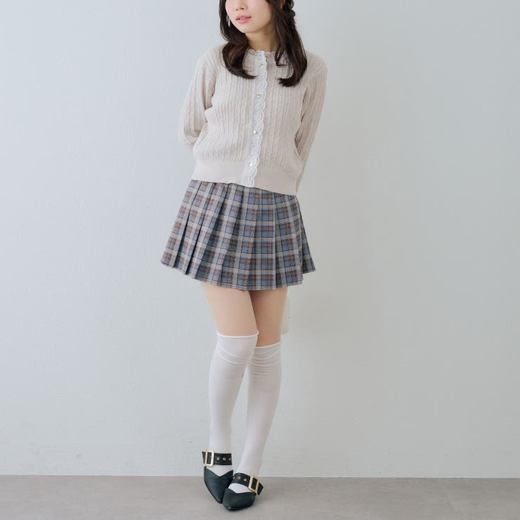 ケーブルレース付カーディガン | RMAF　NICE CLAUP / OLIVE des OLIVE | 詳細画像14 