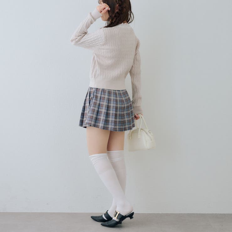 ケーブルレース付カーディガン | RMAF　NICE CLAUP / OLIVE des OLIVE | 詳細画像16 