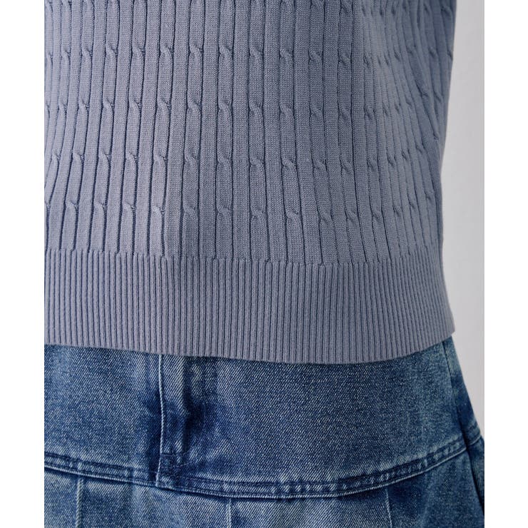 2枚衿ケーブルポロ | NICE CLAUP / OLIVE des OLIVE　OUTLET | 詳細画像42 