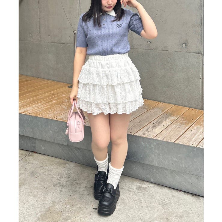 2枚衿ケーブルポロ | NICE CLAUP / OLIVE des OLIVE　OUTLET | 詳細画像12 