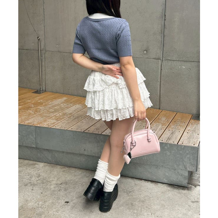 2枚衿ケーブルポロ | NICE CLAUP / OLIVE des OLIVE　OUTLET | 詳細画像14 