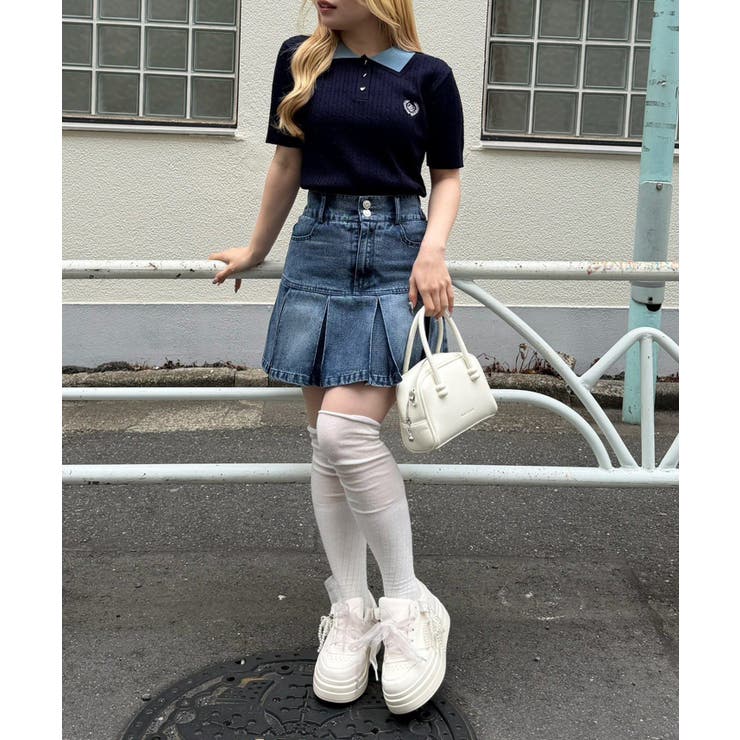 2枚衿ケーブルポロ | NICE CLAUP / OLIVE des OLIVE　OUTLET | 詳細画像19 