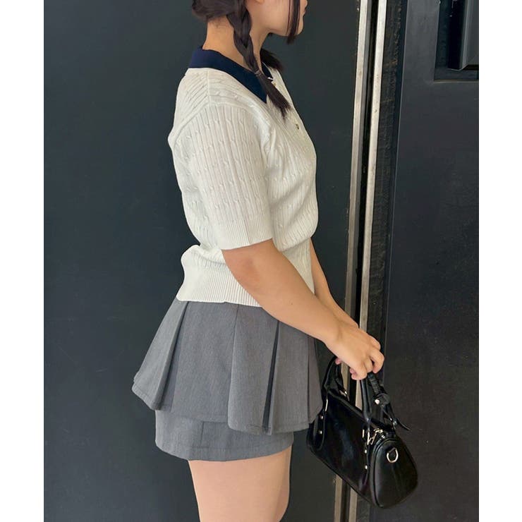 2枚衿ケーブルポロ | NICE CLAUP / OLIVE des OLIVE　OUTLET | 詳細画像25 