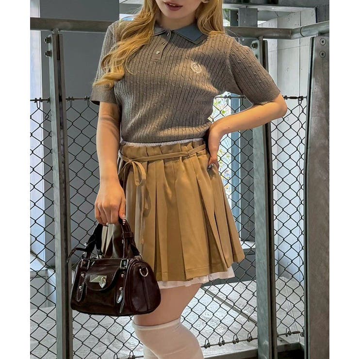 2枚衿ケーブルポロ | NICE CLAUP / OLIVE des OLIVE　OUTLET | 詳細画像32 