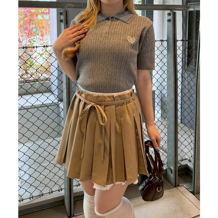 2枚衿ケーブルポロ | NICE CLAUP / OLIVE des OLIVE　OUTLET | 詳細画像33 
