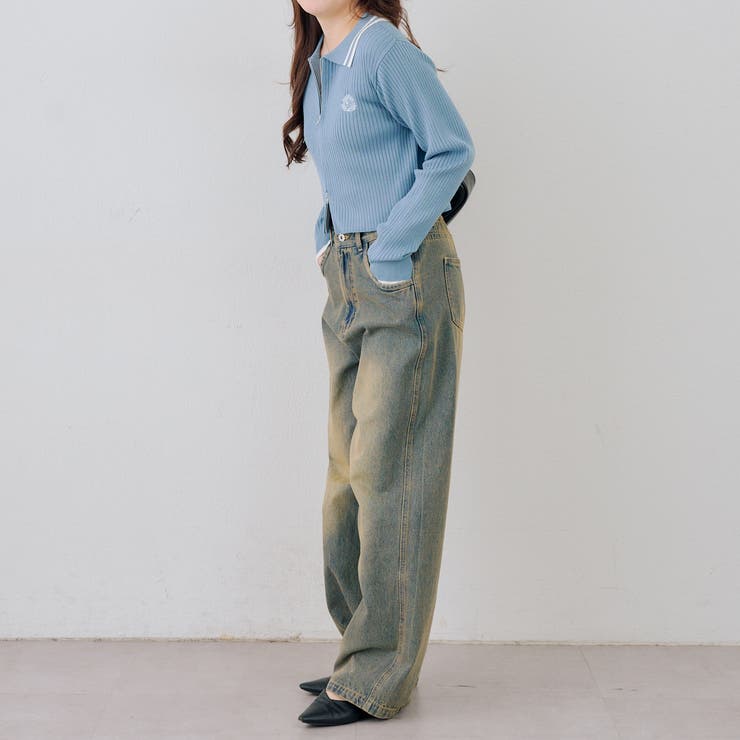 ダブルジップカーディガン | NICE CLAUP / OLIVE des OLIVE　OUTLET | 詳細画像25 