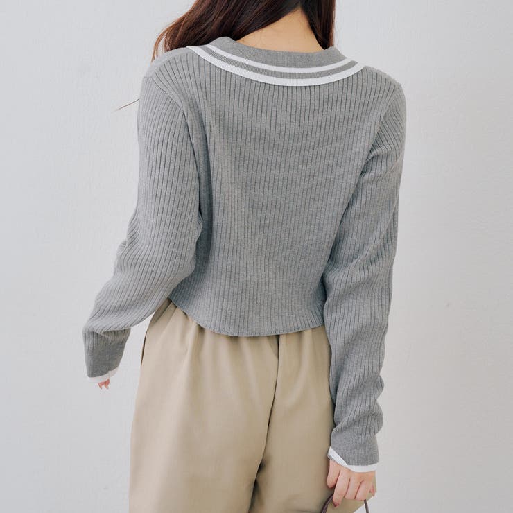 ダブルジップカーディガン | NICE CLAUP / OLIVE des OLIVE　OUTLET | 詳細画像30 