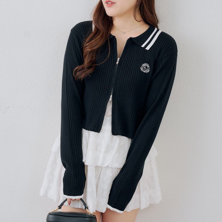 ダブルジップカーディガン | NICE CLAUP / OLIVE des OLIVE　OUTLET | 詳細画像36 