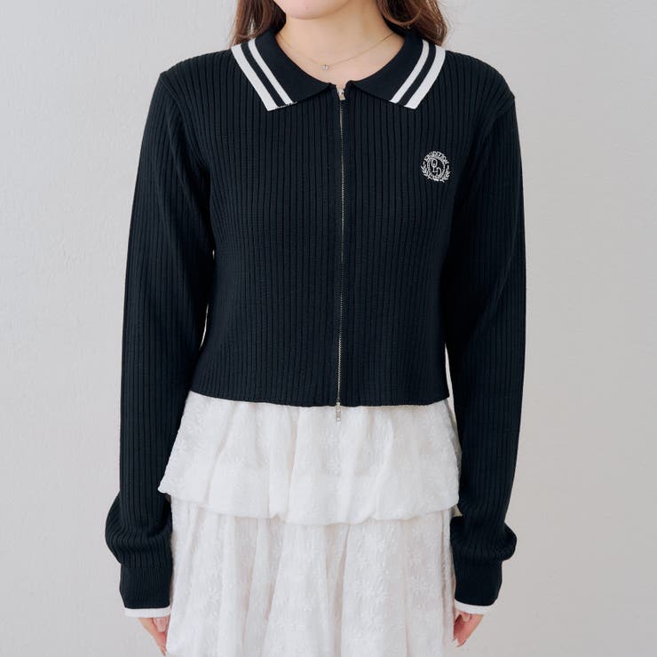 ダブルジップカーディガン | NICE CLAUP / OLIVE des OLIVE　OUTLET | 詳細画像44 