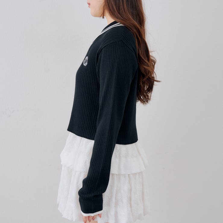 ダブルジップカーディガン | NICE CLAUP / OLIVE des OLIVE　OUTLET | 詳細画像45 