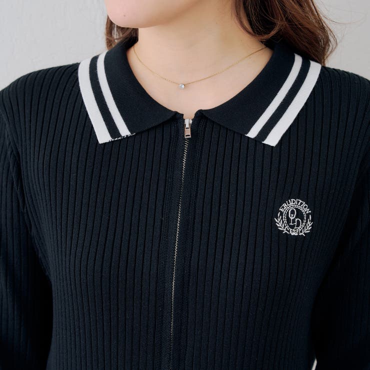 ダブルジップカーディガン | NICE CLAUP / OLIVE des OLIVE　OUTLET | 詳細画像47 