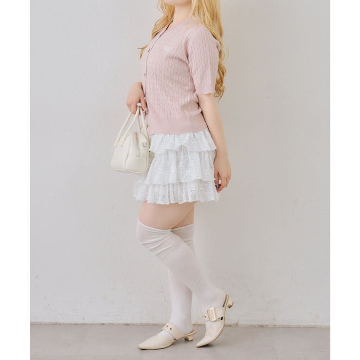 アソート釦ケーブルカーディガン | NICE CLAUP / OLIVE des OLIVE　OUTLET | 詳細画像7 