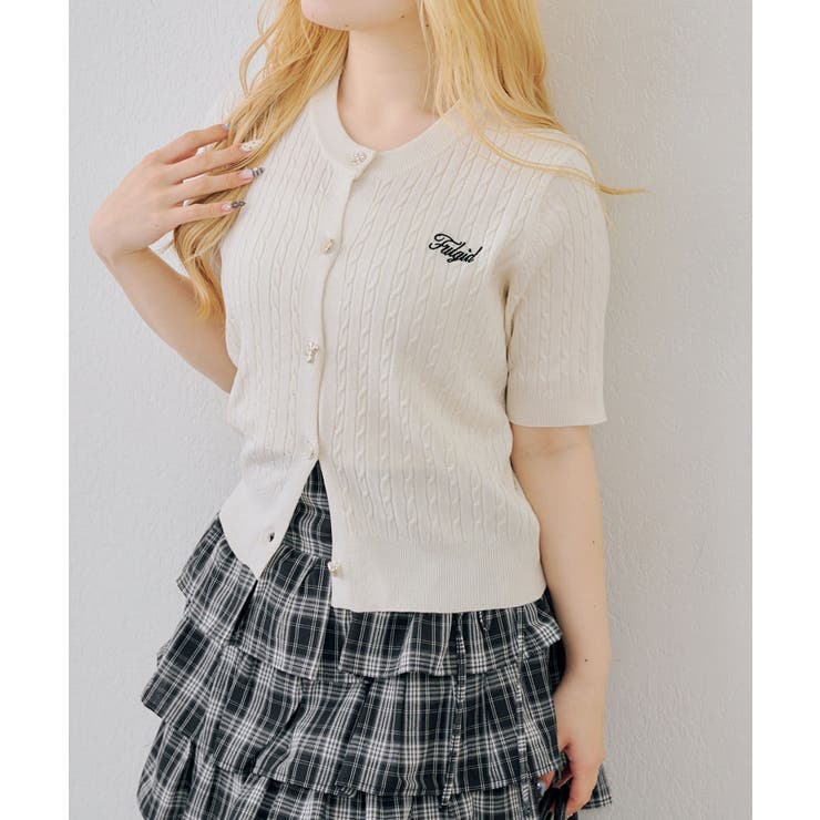 アソート釦ケーブルカーディガン | NICE CLAUP / OLIVE des OLIVE　OUTLET | 詳細画像8 