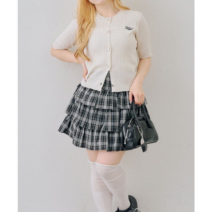 アソート釦ケーブルカーディガン | NICE CLAUP / OLIVE des OLIVE　OUTLET | 詳細画像11 