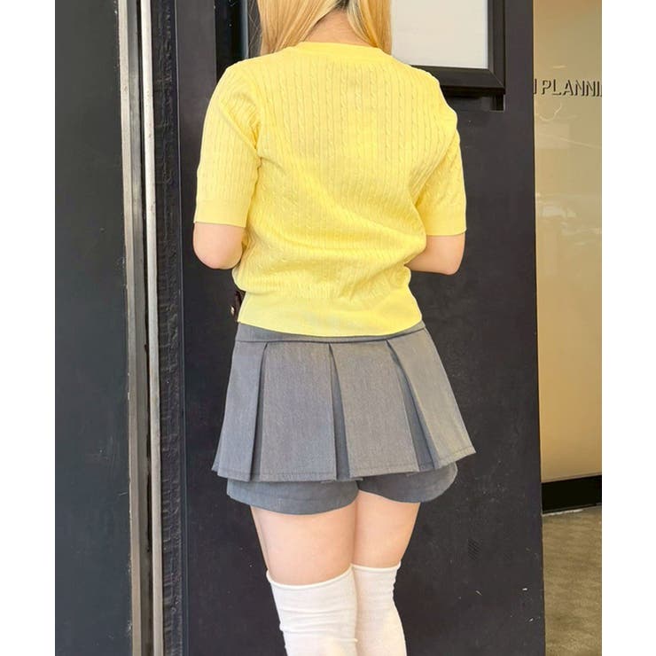 アソート釦ケーブルカーディガン | NICE CLAUP / OLIVE des OLIVE　OUTLET | 詳細画像23 