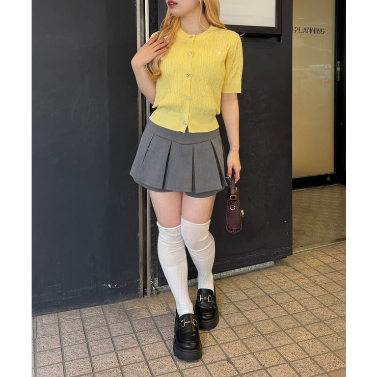 アソート釦ケーブルカーディガン | NICE CLAUP / OLIVE des OLIVE　OUTLET | 詳細画像25 