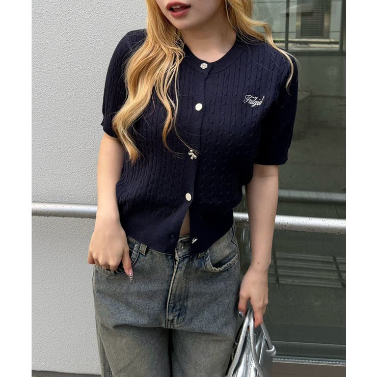 アソート釦ケーブルカーディガン | NICE CLAUP / OLIVE des OLIVE　OUTLET | 詳細画像29 