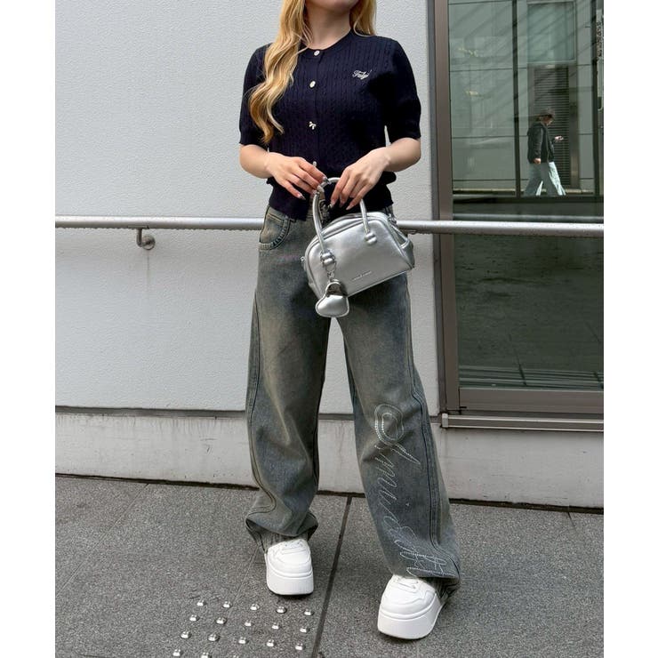 アソート釦ケーブルカーディガン | NICE CLAUP / OLIVE des OLIVE　OUTLET | 詳細画像33 