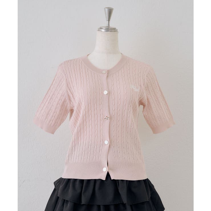 アソート釦ケーブルカーディガン | NICE CLAUP / OLIVE des OLIVE　OUTLET | 詳細画像37 