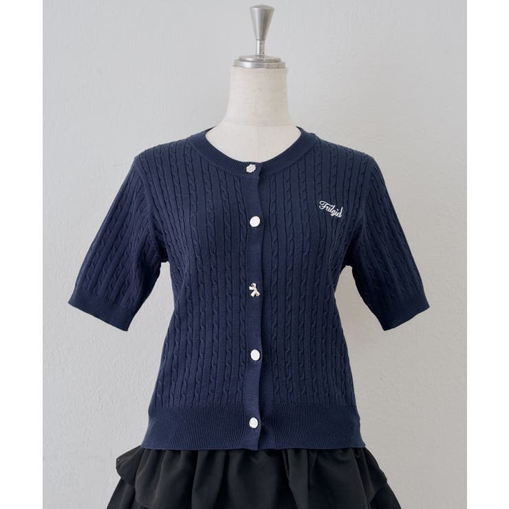 アソート釦ケーブルカーディガン | NICE CLAUP / OLIVE des OLIVE　OUTLET | 詳細画像40 