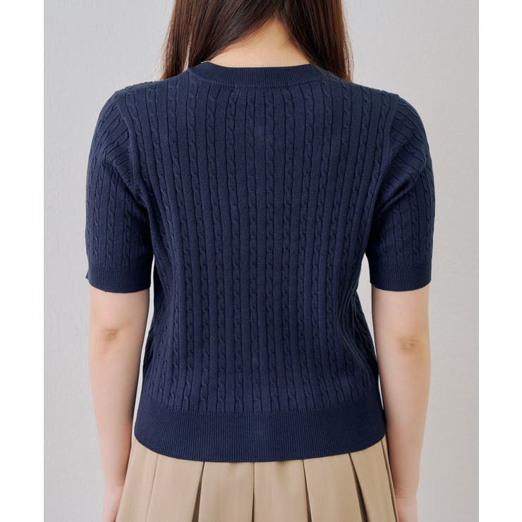 アソート釦ケーブルカーディガン | NICE CLAUP / OLIVE des OLIVE　OUTLET | 詳細画像43 