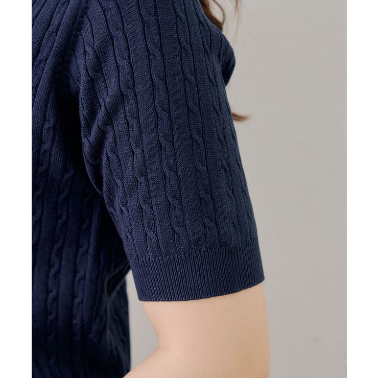 アソート釦ケーブルカーディガン | NICE CLAUP / OLIVE des OLIVE　OUTLET | 詳細画像46 