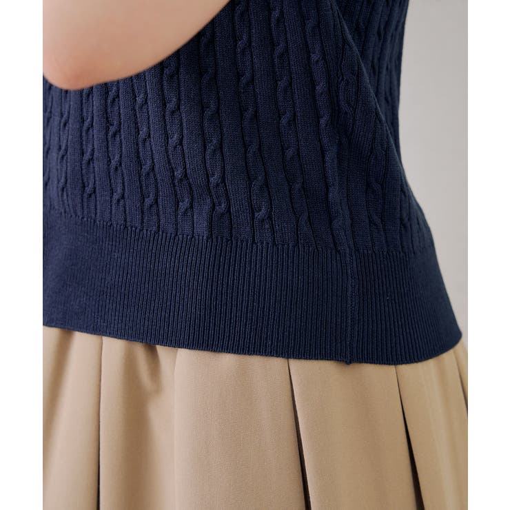 アソート釦ケーブルカーディガン | NICE CLAUP / OLIVE des OLIVE　OUTLET | 詳細画像47 