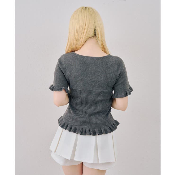 ドッキングフリルプルオーバー | NICE CLAUP / OLIVE des OLIVE　OUTLET | 詳細画像12 