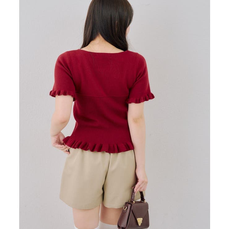 ドッキングフリルプルオーバー | NICE CLAUP / OLIVE des OLIVE　OUTLET | 詳細画像23 