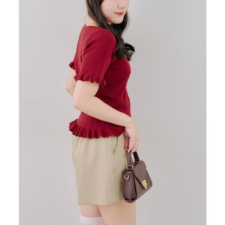 ドッキングフリルプルオーバー | NICE CLAUP / OLIVE des OLIVE　OUTLET | 詳細画像25 
