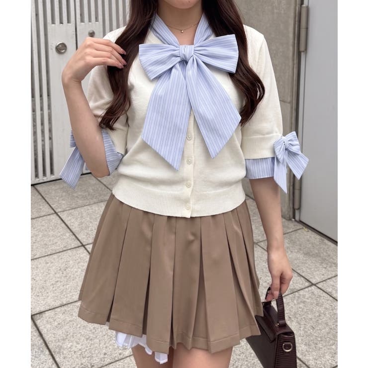 ドッキングボウタイプルオーバー | NICE CLAUP / OLIVE des OLIVE　OUTLET | 詳細画像2 
