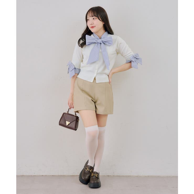 ドッキングボウタイプルオーバー | NICE CLAUP / OLIVE des OLIVE　OUTLET | 詳細画像3 