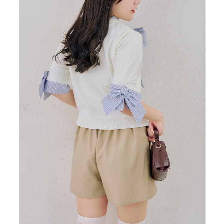 ドッキングボウタイプルオーバー | NICE CLAUP / OLIVE des OLIVE　OUTLET | 詳細画像4 