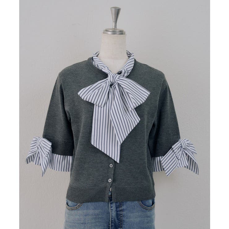 ドッキングボウタイプルオーバー | NICE CLAUP / OLIVE des OLIVE　OUTLET | 詳細画像21 