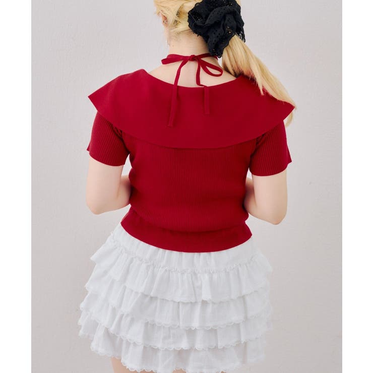 ダブルジップビッグ衿カーディガン | NICE CLAUP / OLIVE des OLIVE　OUTLET | 詳細画像13 