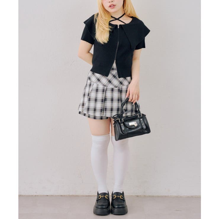 ダブルジップビッグ衿カーディガン | NICE CLAUP / OLIVE des OLIVE　OUTLET | 詳細画像18 