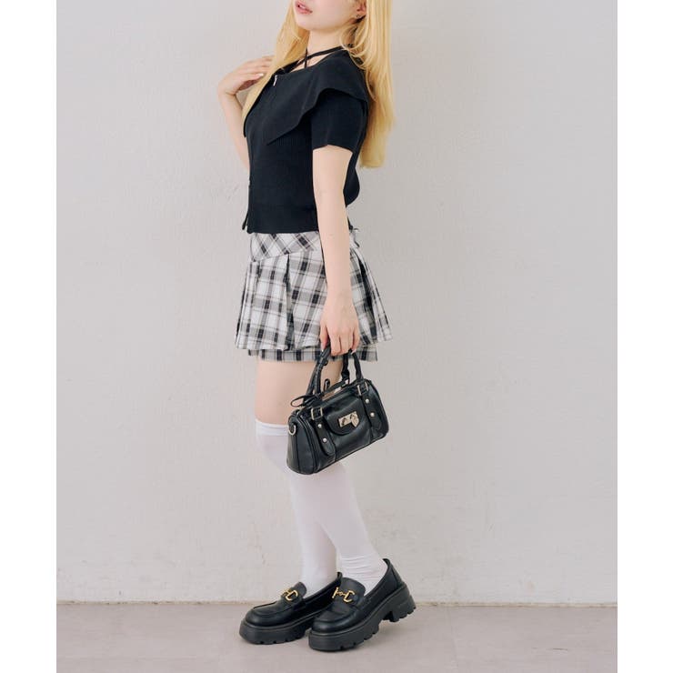 ダブルジップビッグ衿カーディガン | NICE CLAUP / OLIVE des OLIVE　OUTLET | 詳細画像19 