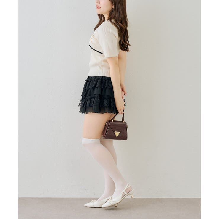 配色リボンプルオーバー | NICE CLAUP / OLIVE des OLIVE　OUTLET | 詳細画像7 
