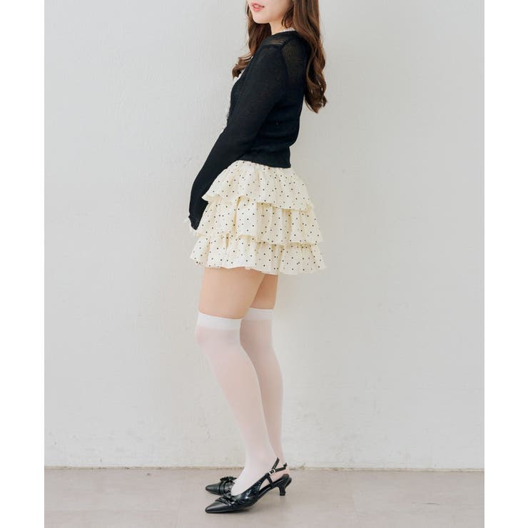 シアーリブレース付Vカーディガン | NICE CLAUP / OLIVE des OLIVE　OUTLET | 詳細画像9 
