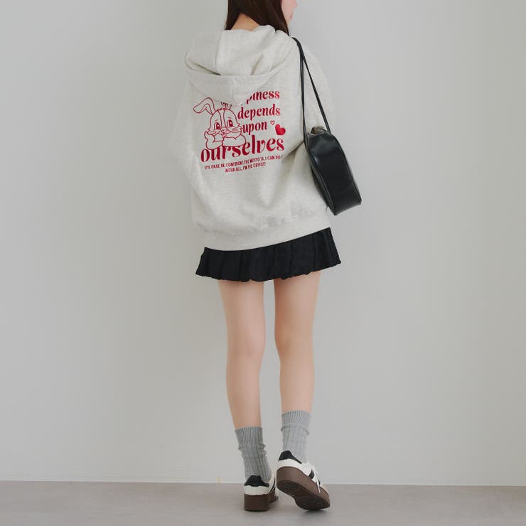 うさぎジップアップパーカー | RMAF　NICE CLAUP / OLIVE des OLIVE | 詳細画像18 