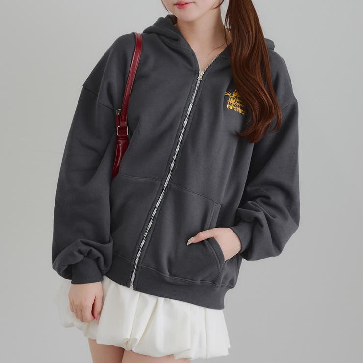 うさぎジップアップパーカー | RMAF　NICE CLAUP / OLIVE des OLIVE | 詳細画像20 