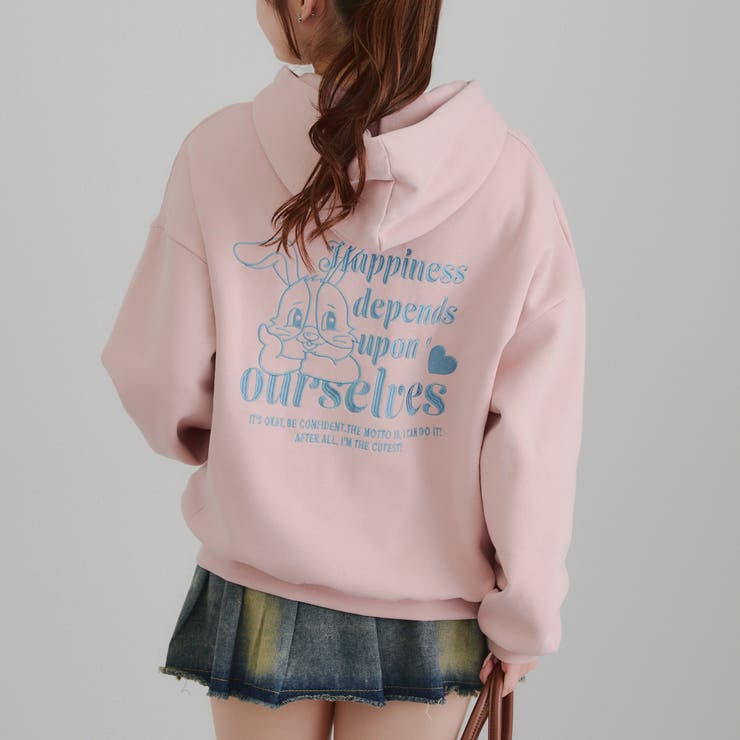 うさぎジップアップパーカー | RMAF　NICE CLAUP / OLIVE des OLIVE | 詳細画像5 