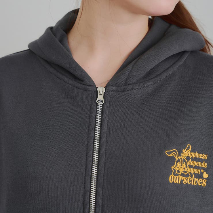 うさぎジップアップパーカー | RMAF　NICE CLAUP / OLIVE des OLIVE | 詳細画像33 