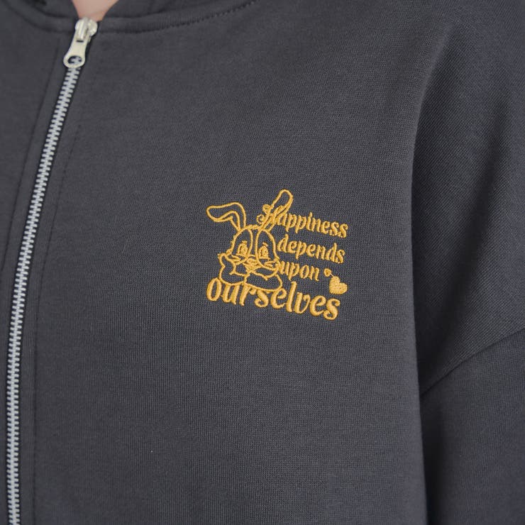 うさぎジップアップパーカー | RMAF　NICE CLAUP / OLIVE des OLIVE | 詳細画像34 