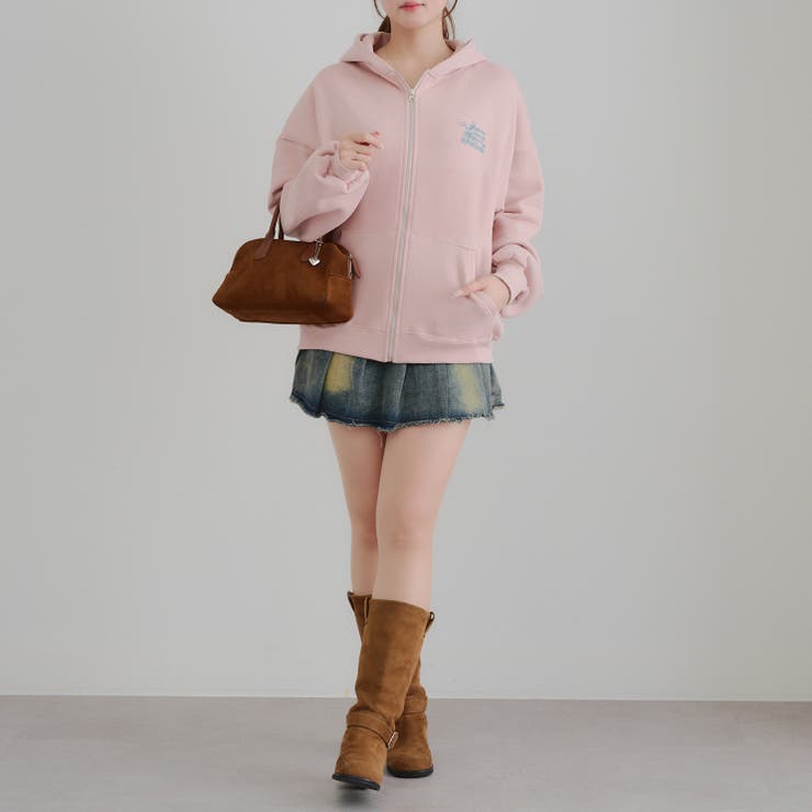 うさぎジップアップパーカー | RMAF　NICE CLAUP / OLIVE des OLIVE | 詳細画像6 