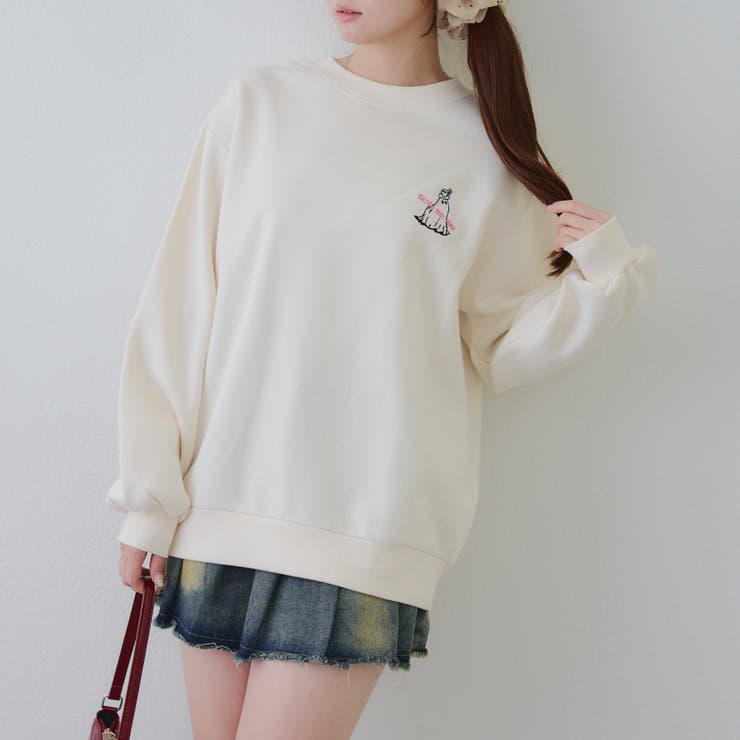 裏起毛 オバケスウェットプルオーバー | RMAF　NICE CLAUP / OLIVE des OLIVE | 詳細画像2 