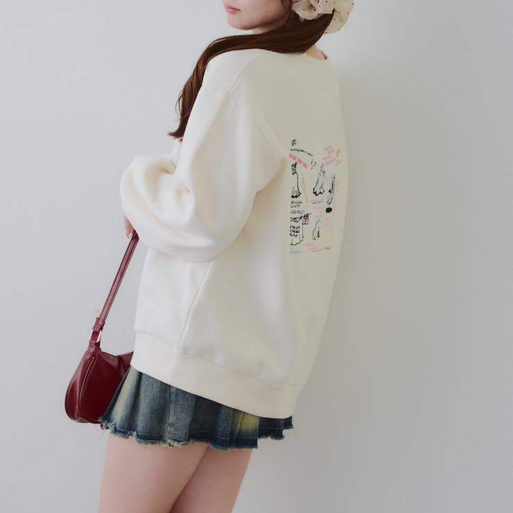 裏起毛 オバケスウェットプルオーバー | RMAF　NICE CLAUP / OLIVE des OLIVE | 詳細画像4 