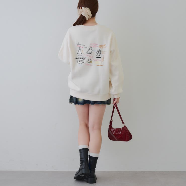 裏起毛 オバケスウェットプルオーバー | RMAF　NICE CLAUP / OLIVE des OLIVE | 詳細画像8 